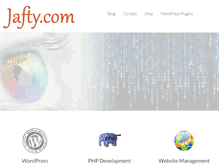 Tablet Screenshot of jafty.com